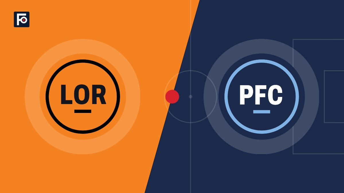 Visuel graphique Foot France aux couleurs de FC Lorient et de Paris FC