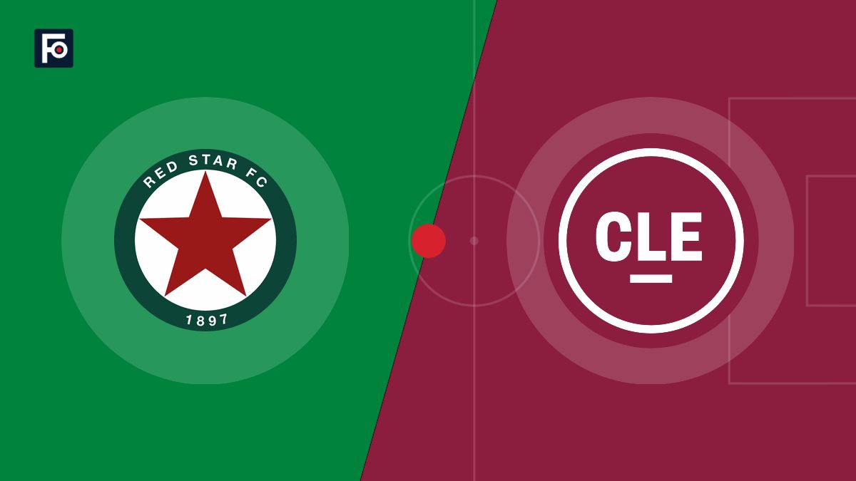 Visuel graphique Foot France aux couleurs de Red Star et de Clermont Foot 63