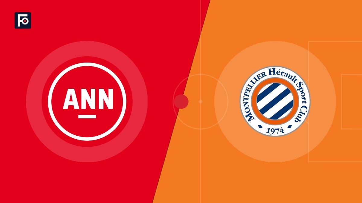 Visuel graphique Foot France aux couleurs de FC Annecy et de Montpellier HSC