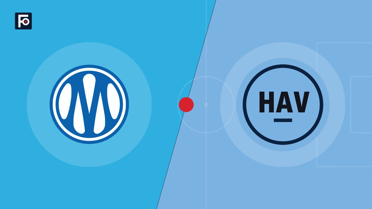 Visuel graphique Foot France aux couleurs de Olympique de Marseille et de Le Havre AC