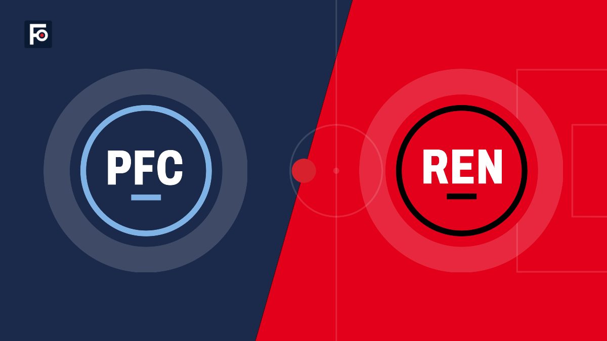 Visuel graphique Foot France aux couleurs de Paris FC et de Stade Rennais