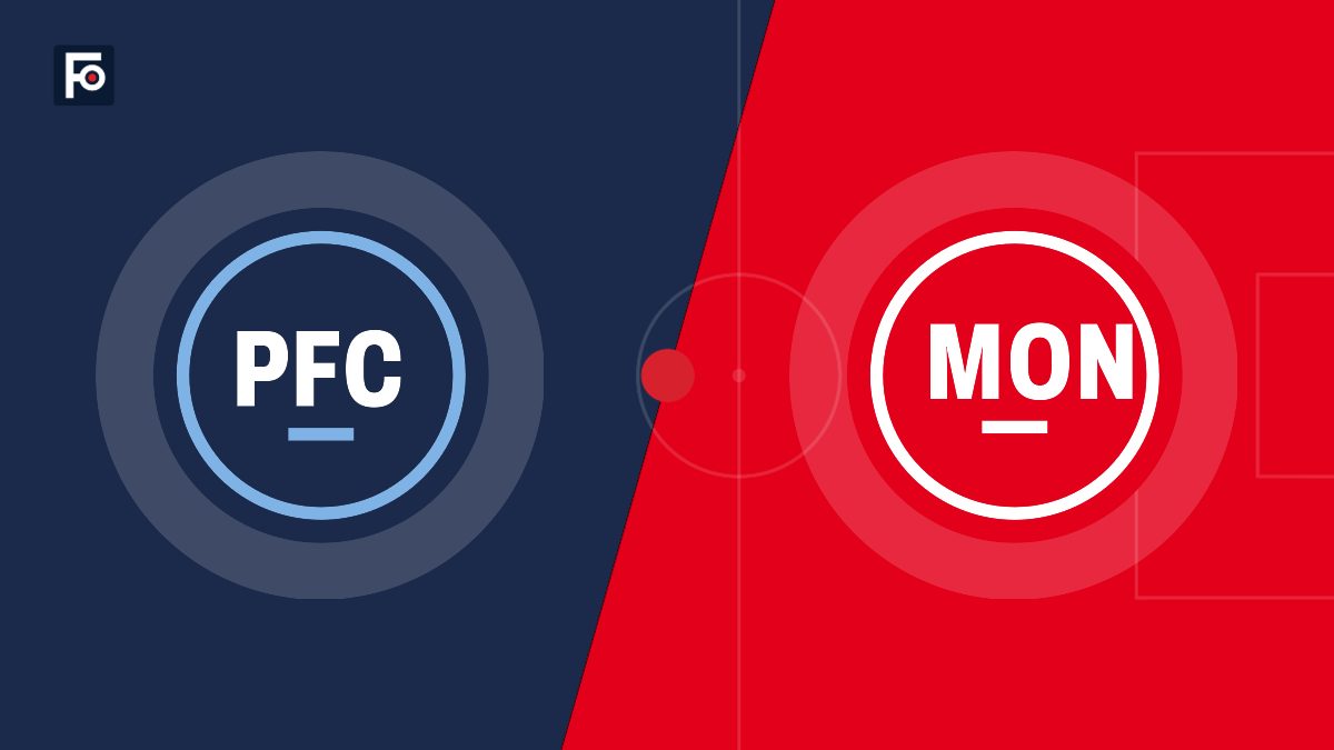 Visuel graphique Foot France aux couleurs de Paris FC et de AS Monaco