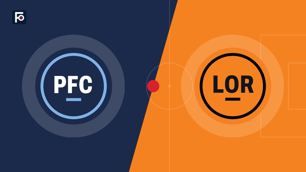 Visuel graphique Foot France aux couleurs de Paris FC et de FC Lorient
