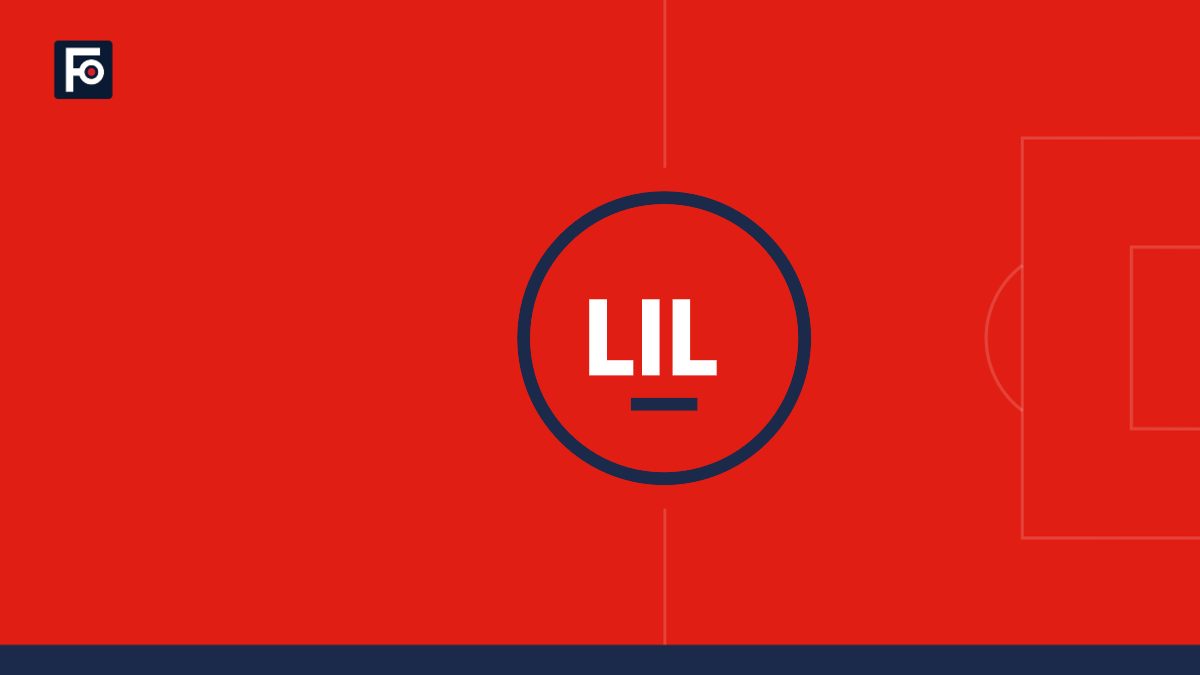 Visuel graphique Foot France aux couleurs de LOSC Lille